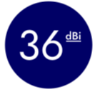 Ganancia 30 dbi NP62