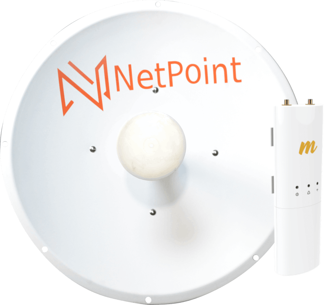 Enlace con NP2 a 53 Km alto ruido