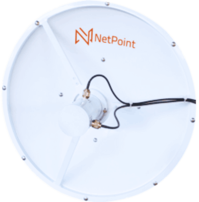 Antena para WISP - NetPoint Parabolic Antenas de 37 dBi
